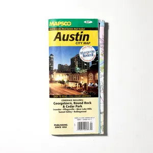 Vintage Full Sized Road Map by Mapsco