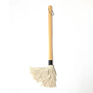 BBQ Mop Cotton Oil Brush for Grilling Sauce Brush Scraper Barbecue
