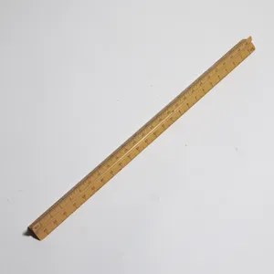 Vintage Yellow Triangular Architect Engineer Scale Ruler