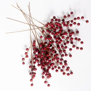Red Beads Christmas Decor - 20