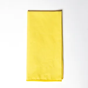 Bright Solid Yellow Cloth Dinner Napkin. Table Linen. 