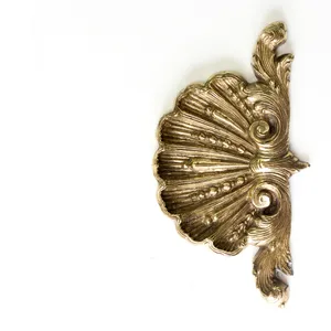 Gold Opulent Wall Art Oyster Plate - 9