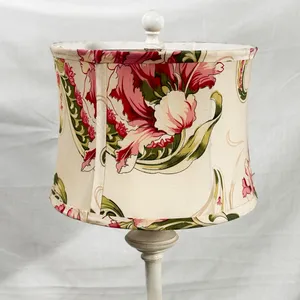 Laura Ashley Rose Floral Fabric Drum Lampshade