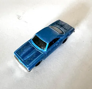 Small Blue Muscle Car Matchbox Car Toy - 
