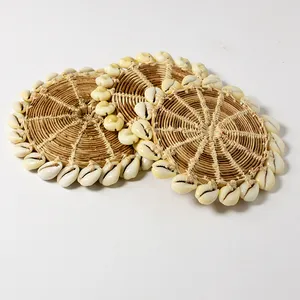 Cheeky Beachy Coasters made of Shells - 4