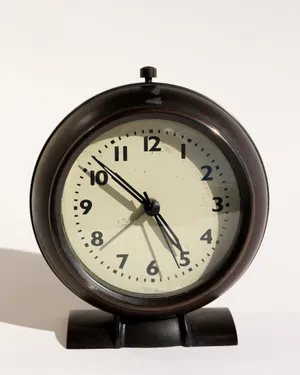 Vintage Westclox Baby Ben Bronze Alarm Clock Heavy Corded