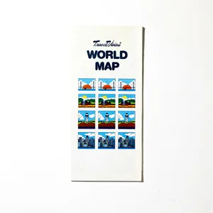 Paper World Map Vintage