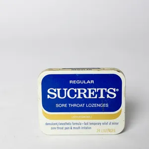Vintage Sucrets Throat Losenges Tin