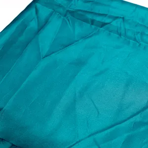 Fabric: Teal Blue Shiny, faux satin, shimmery
