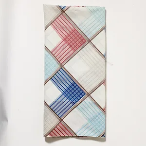 Mid-Century Plaid Cotton Colorblock Vintage, Bedding, Sheets, Pillowcase