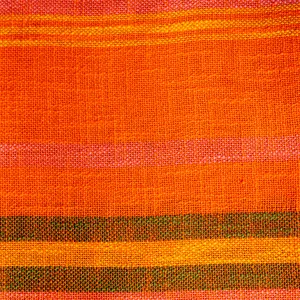 Pink Orange and Green Woven Scarf Table Runner