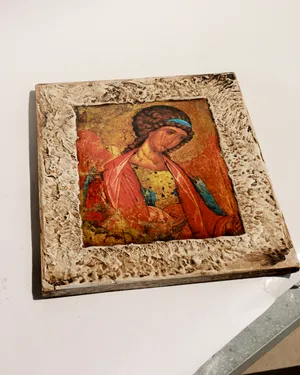 Painting of the Archangel Michael Religious Figure