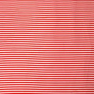 Vintage Fabric Red and White Striped Fabric - 42