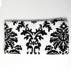 Black and White Heavy Linen Napkin square 