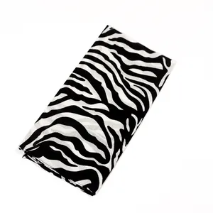 Black and White Zebra Animal Print Napkins  - 21