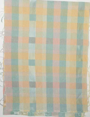 Fabric: Pastel Uniform Plaid fabric, Great for easter or spring