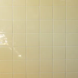 Surface - Pale Light Yellow mounted 6 inch tiles rectangular Backdrop, Back splash, Back ground, Table Top, Counter Top - 42