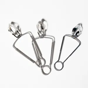 Vintage Escargot Tongs Clamps Stainless Steel France