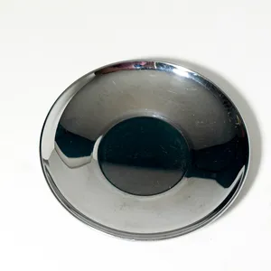Silver Colored Plated Pillar Candle Dish
