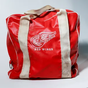 Vintage Detroit Red Wings Red Vinyl Equipment Bag