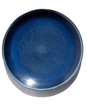 MOON GLOW BLUE Dinner Plate Dark Blue