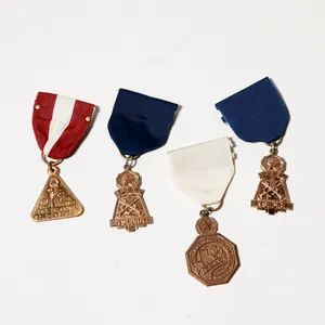 Vintage American Music Competition Bronze Medal Set, Band Awards, Ribbons, Pin Back
