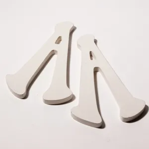White Wooden Serif Letter R AA G Z Decorative Display Letters