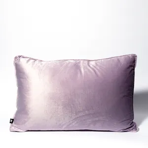 Purple Velvet Rectangular Pillow - 22