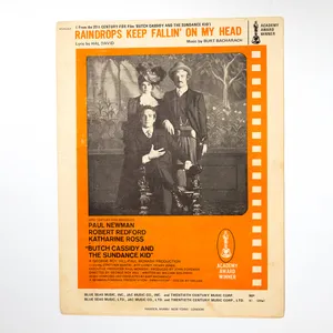 Raindrops Keep Falling on my head Sheet Music