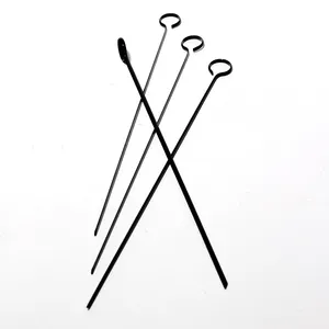 Outset 13-Inch Black Non-Stick BBQ Skewers