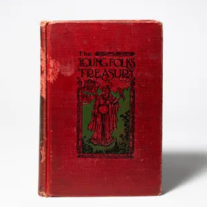 Book: the Young Folks Treasury RED