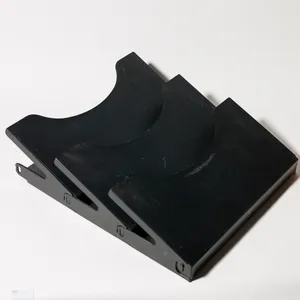 Vintage Black Modular Plastic Wall Hanging File Organizer
