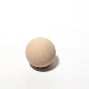 Round Wood Ball Photography riser Painted beige