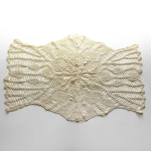 Vintage Handmade Lace Cream Ecru Doily