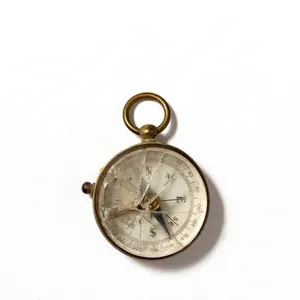 Creepy Shattered Pocket Compass