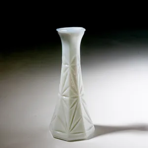 Medium Height Milk Glass Bud Vase - 6