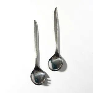 Set of Latama Stainless Steel Salad Servers - 11.5