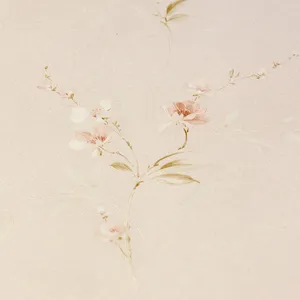 Very Dainty Light Pink with embossed Flowers Wallpaper Vintage  $25 rental + $10 per spent foot
