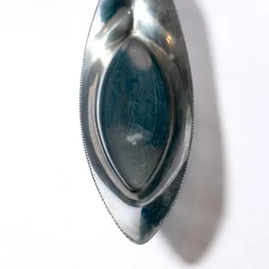 Oversized Oval Silver Tray Bowl from Spain - 16.5