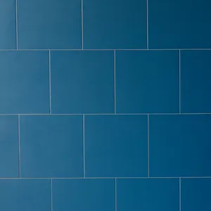 Surface Tile: Smoky Blue Matte Cement 8 inch tile set in a brick formation Photography Surface - 47.75