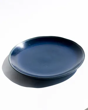 MOON GLOW BLUE Salad Plate Dark Blue