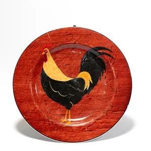 Brandon House Salad Plate  WARREN KIMBLE Prange and Black Rooster 8