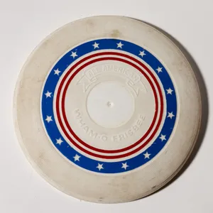 Vintage Wham-O All American Patriotic Frisbee Americana, Red, White and Blue