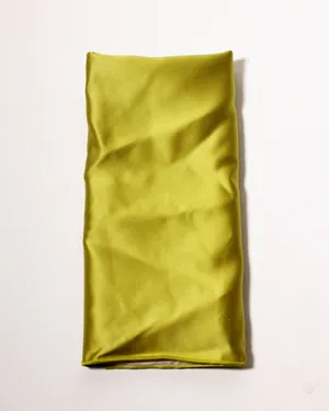 Chartreuse Satin Like Luxury Single Cloth Napkin