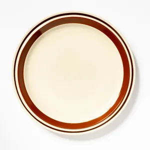Chateau Hand Painted Stoneware Dark Dinner Plate - 10.75