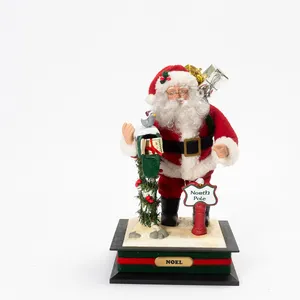 Santa Clause at the north pole mail box - 12