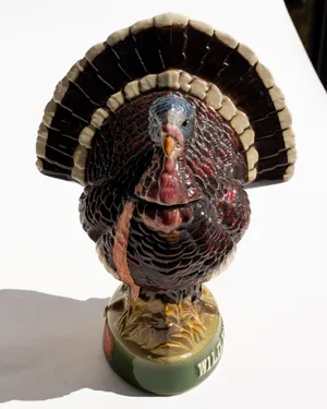 Vintage Austin Nichols Wild Turkey No. 8 Limited Edition Ceramic Decanter Empty
