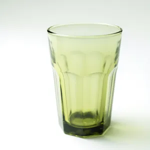 Green Glass Tumbler Drinking Glass - 5