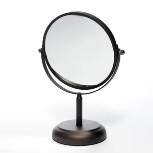 Vanity Mirror Double Sided 1 side Macro. Dark Bronze
