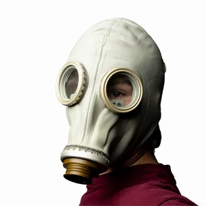 Spooky rubber gas mask - Steampunk HALLOWEEN ARMY COSTUME Genuine Military Russian Gas Mask GP-5 Surplus USSR 40MM
